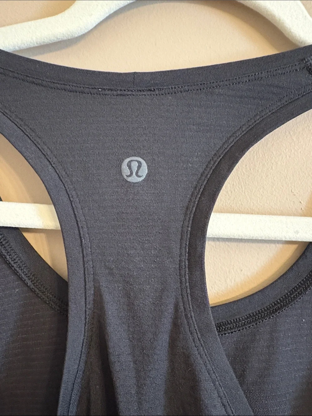 lululemon athletica Black Racerback Tank. Like new